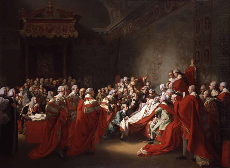 John Singleton Copley Death of the Earl of Chatham china oil painting image